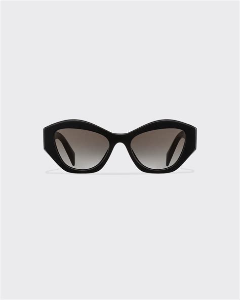 Gradient Anthracite Gray Lenses Prada Symbole Sunglasses